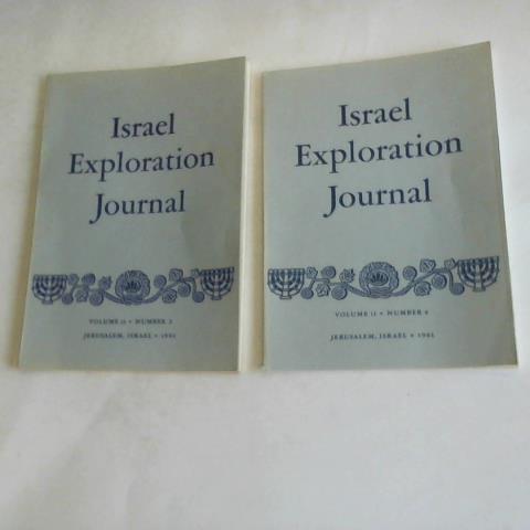 Israel Exploration Journal - Volume 11. Number 3 and Number 4. 2 Hefte