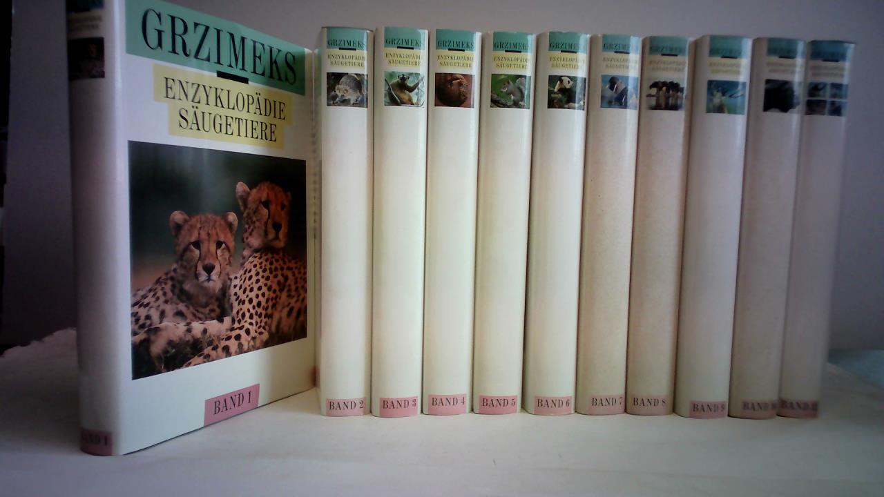 Grzimek, Bernhard (Hrsg.) und weitere Autoren - Grzimeks Enzyklopdie Sugetiere. Band 1 bis 11