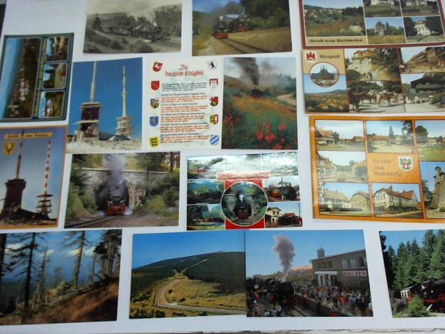 (Harz-Ansichtskartensammlung) - 300 ungelaufene Postkarten, meist vom Ostharz