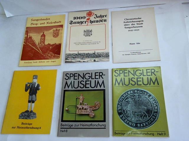 Spengler-Museum Sangerhausen (Hrsg.) - 6 Hefte