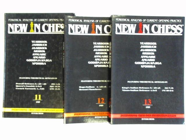New in Chess - Periodical Analysis of current opening practice - Jahrbuch 11 - 13, 1989. 3 Bnde