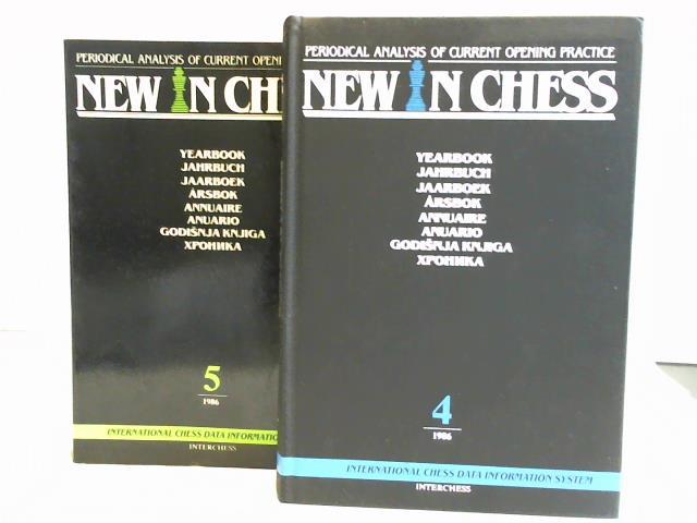 New in Chess - Periodical Analysis of current opening practice - Jahrbuch 4 und 5, 1986. 2 Bnde