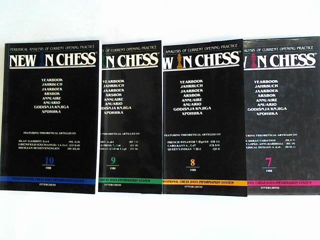 New in Chess - Periodical Analysis of current opening practice - Jahrbuch 7 - 10, 1988. 4 Bnde