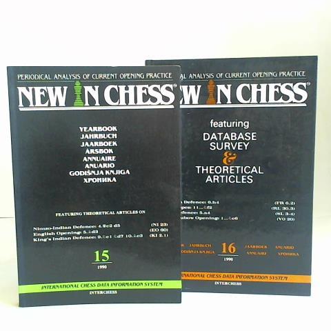 New in Chess - Periodical Analysis of current opening practice - Jahrbuch 15 und 16, 1990. 2 Bnde