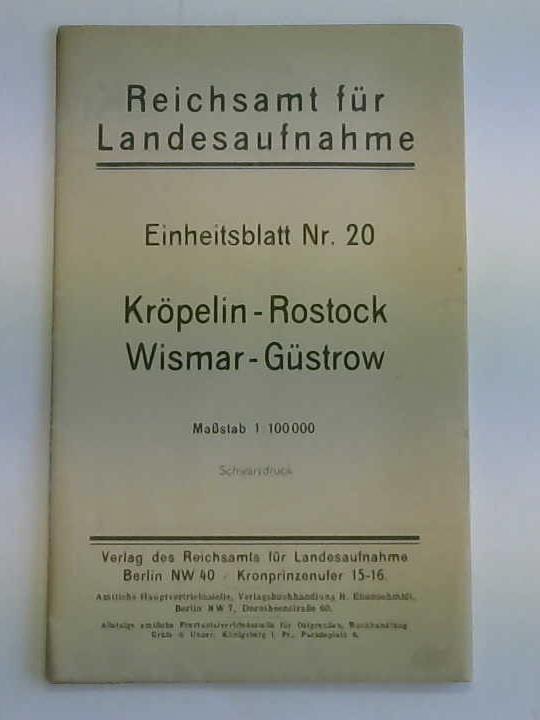 Krpelin / Rostock / Wismar / Gstrow - Krpelin - Rostock - Wismar - Gstrow. Einheitskarte Nr. 20