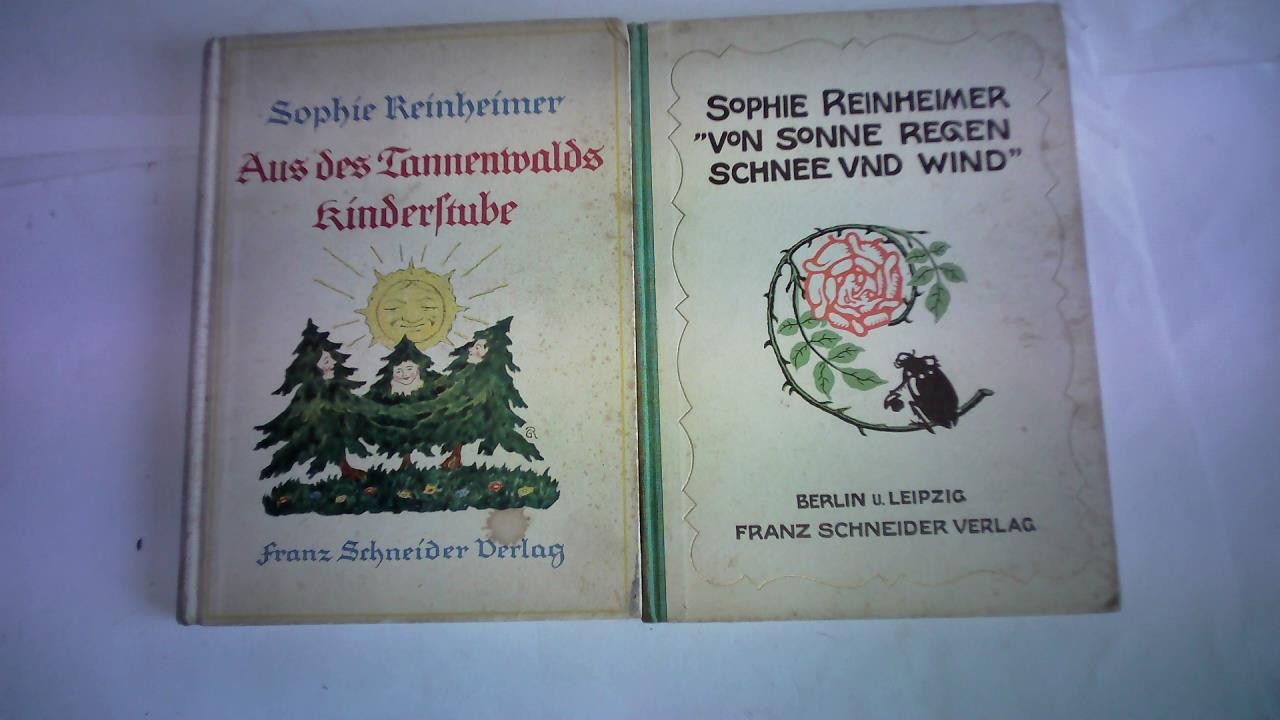 Aus des Tannenwalds Kinderstube/Von Sonne, Regen,Schnee und Wind. 2 Bände