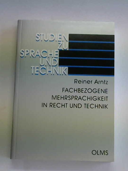 Arntz, Reiner - Fachbezogene Mehrsprachigkeit in Recht und Technik