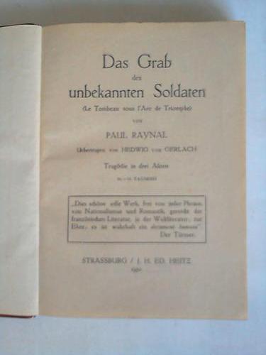 Raynal, Paul - Das Grab des unbekannten Soldaten
