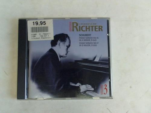 Schubert, Franz (1797 - 1828) - Piano Sonata No. 16 in A minor, D 845/Piano Sonata No.17 in D major, D 850. CD