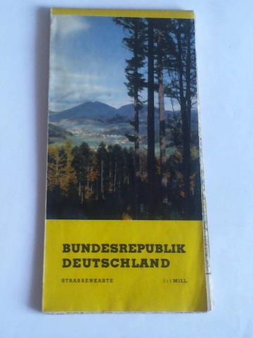 Bundesrepublik Deutschland - Strassenkarte