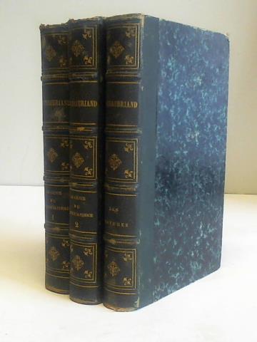 Chateaubriand - Le Genie du Christianisme, Band 1-3. 3 Bnde