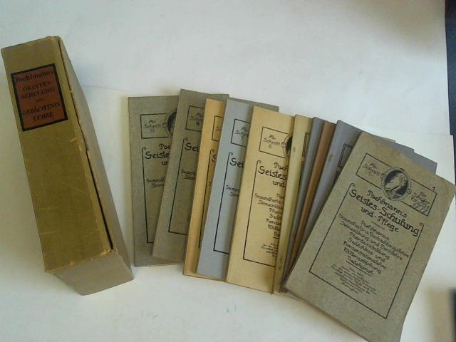 Poehlmann, Ch.L. - Poehlmann`s Geistes-Schulung und- Pflege umfassend Poehlmanns Gesundheits- und Beobachtungslehre, Sinnesbung und Denklehre, Phantasiebildung, Konzentrationslehre, Aillensstrkung, Redekunst. Abschnitt 1-10- Zehn Hefte