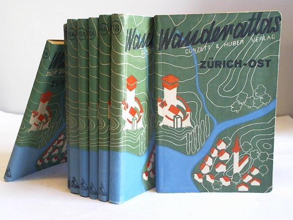 Wanderbund (Hrsg.) - Wander-Atlas der Zrcher Illustrierten. 8 Bnde