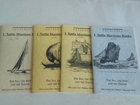 J. Tuttle Maritime Books - The Sea, the ship and the sailor. 4 Kataloge