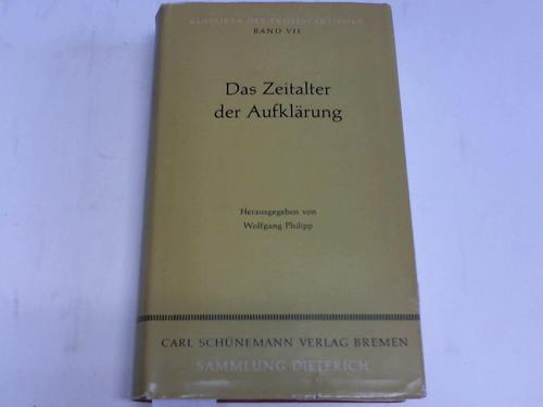 Fast, Heinold/Lau, Franz/Philipp, Wolfgang (Hrsg.) - Das Zeitalter der Aufklrung