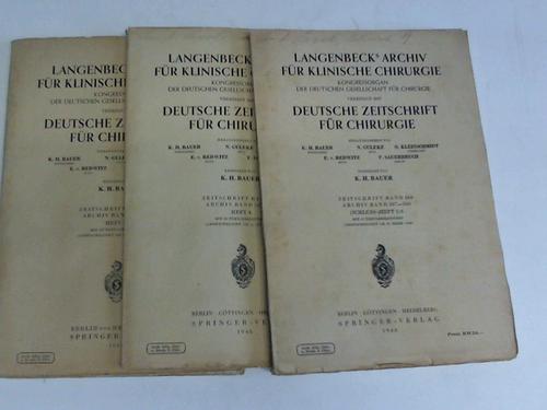 Langenbecks Archiv fr Klinische Chirurgie - Deutsche Zeitschrift fr Chirurgie, Band 260 . 5 Hefte (von 6 Heften)