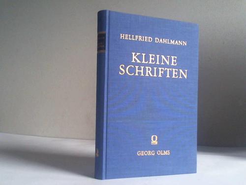 Dahlmann, Hellfried - Kleine Schriften