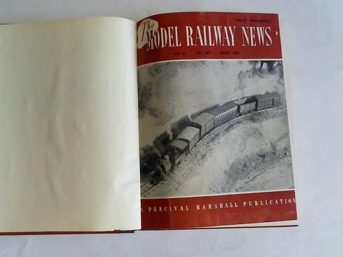 Model railway news - Vol. 26 No. 304, April 1950 bis Vol. 27 Nr. 315, March 1951. 12 Hefte ein einem Band