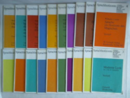 Sprachhorizonte. Arbeitsunterlagen fr den Sprach- und Literaturunterricht - Sammlung von 20 Heften