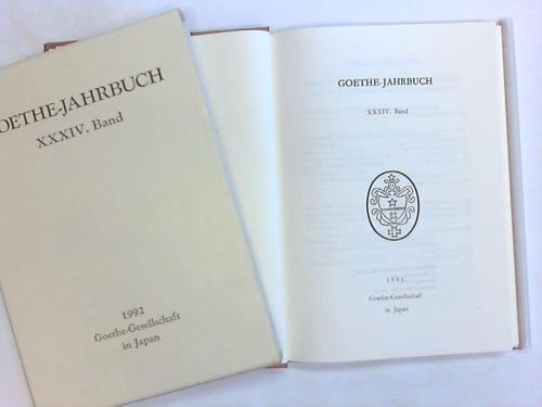 Dagakusha, Tokio (Hrsg.) - Goethe-Jahrbuch XXXIV. Band
