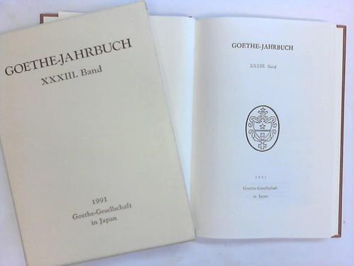 Dagakusha, Tokio (Hrsg.) - Goethe-Jahrbuch XXXIII. Band