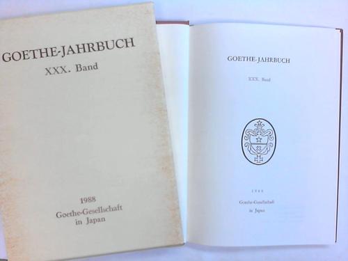 Dagakusha, Tokio (Hrsg.) - Goethe-Jahrbuch XXX. Band