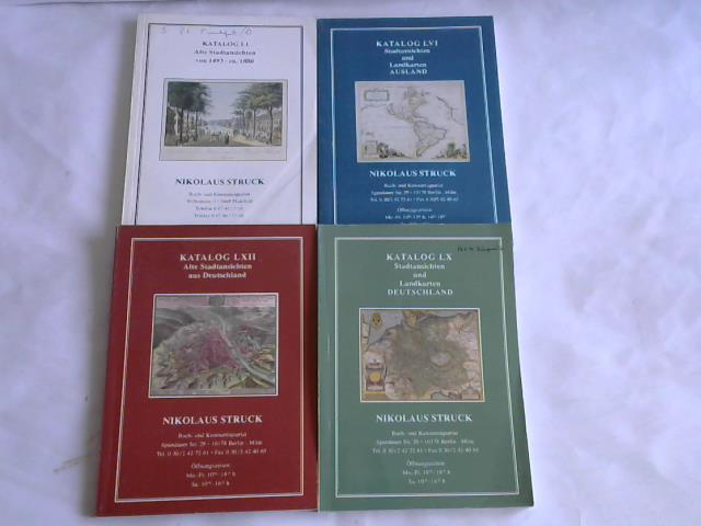 Buch- und Kunstantiquariat Struck, Nikolaus (Hrsg.) - 4 Verlagskataloge
