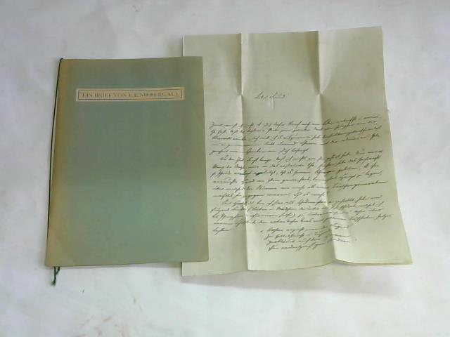 Niebergall, E.E. - Ein Brief von E.E. Niebergall