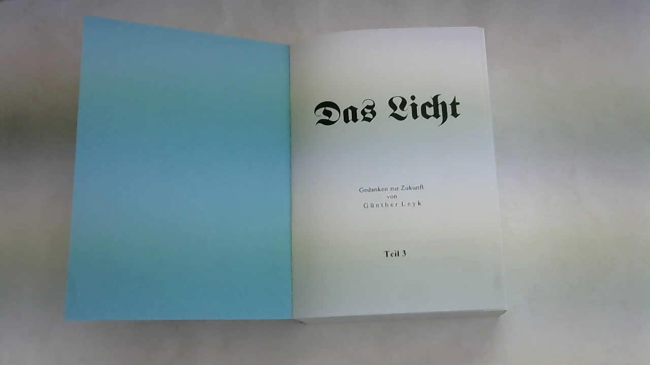 Das Licht. Gedanken zur Zukunt. Teil 3, der Staat