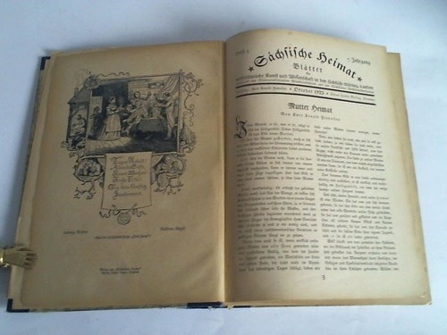 Findeisen, Kurt Arnold - Schsische Heimat. 7. Jahrgang 1923 in 12 Nummern