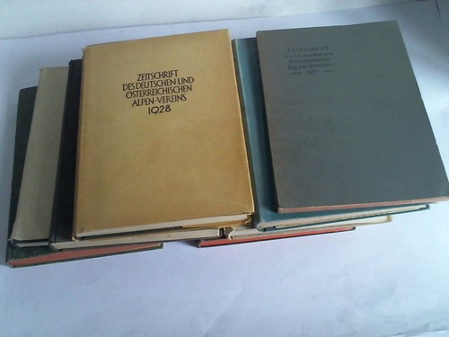 Hess, Heinrich/ Barth, Hanns - Zeitschrift des Deutschen und sterreichischen Alpenvereins. 8 Bnde