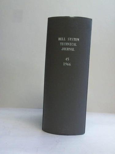 The Bell System. Technical Journal - Volume 45. Year 1966. Index and Contents. No. 1-10 in one volume