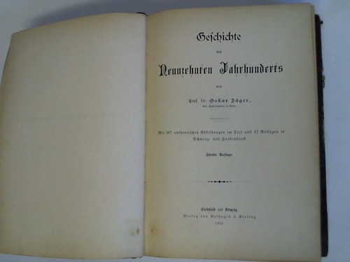 Jger, Oskar - Geschichte des Neunzehnten Jahrhunderts