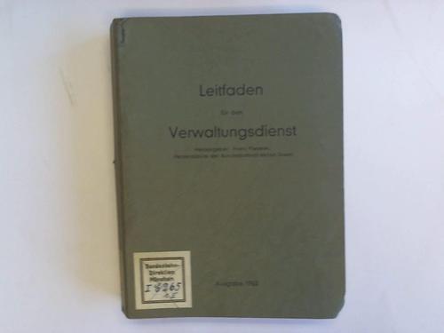 Fieseler, Frank, (BD Essen) - Leitfaden fr den Verwaltungsdienst