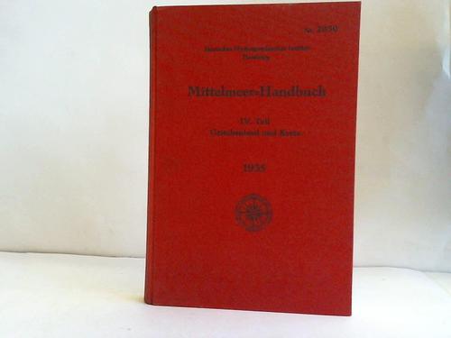Deutsches Hydrographisches Institut (Hrsg.) - Nr. 2030 - Mittelmeer-Handbuch IV.Teil: Griechenland und Kreta