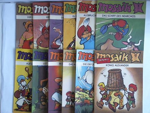 Mosaik-Bilderzeitschrift - Abrafaxe - Jahrgang 1985 in 12 Ausgaben