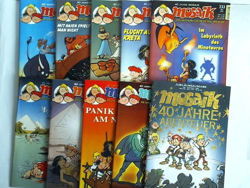 Mosaik - Die unglaubliche Reise der Abrafaxe - Jahrgang 1995 in 10 (von 12) Heften
