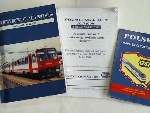 Kursbuch Polen - Sieciowy Rozklad Jazdy Pociagow. Wazny od 06.01.2002 r. do 14.12.2002 r