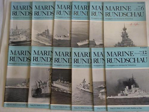 Arbeitskreis fr Wehrforschung (Hrsg.) - Marine-Rundschau - Monatsschrift fr Seewesen 68. Jahrgang 1971. 12 Hefte