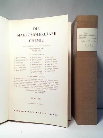 Kern, Werner (Hrsg.) - Die angewandte makromolekulare Chemie. Band 144 bis 149 in zwei Bnden