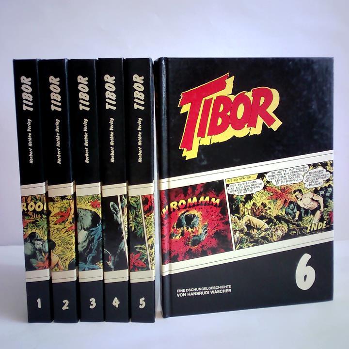 Wscher, HansRudi - Tibor. Eine Dschungelgeschichte. Sammelausgabe in 6 Bnden (so komplett)