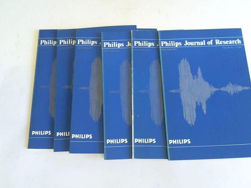 Philips Journal of Research - Volume 40. Nos 1 - 6 in 6 books
