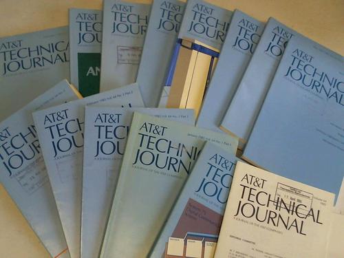 AT & T Technical Journal - Volume 64, 1985. Number 1 - 10. 10 Numbers in 13 booklets and 1 individual magazine