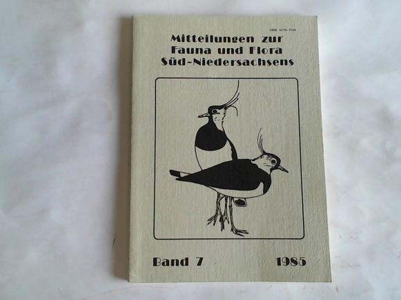Barthel, Peter H. (Hrsg.) - Mitteilungen zur Fauna und Flora Sd-Niedersachsens, Band 7