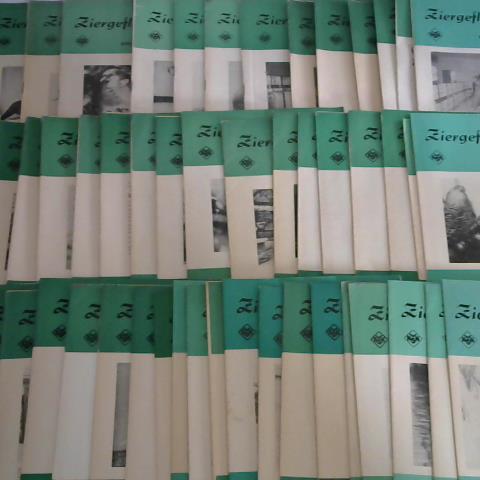 SZG Ziergeflgel und Exoten in der DDR (Hrsg.) - Ziergeflgel und Exoten. Monatsschrift der SZG Ziergeflgel und Exoten. Sammlung von 57 Heften aus 1968 - 1986