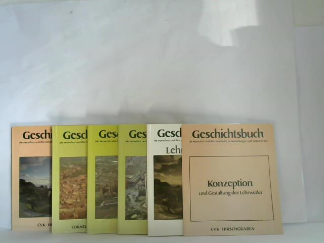 Geschichtsbuch - Die Menschen und ihre Geschichte in Darstellungen und Dokumenten. 5 Bnde + 1 Heft
