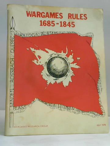 Wargames Rersearch Group - Wargames Rules 1685 - 1845