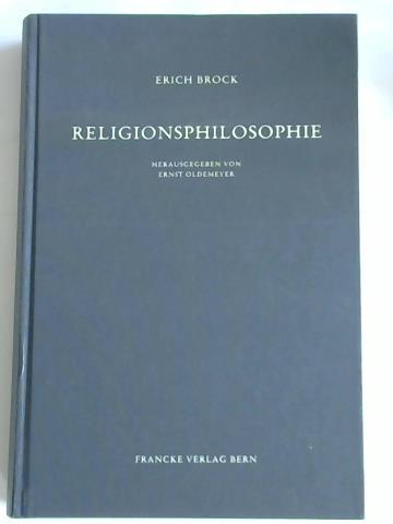 Erich, Brock - Religionsphilosophie