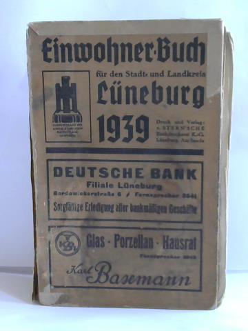 Für den Stadt- und Landkreis Lüneburg 1939
