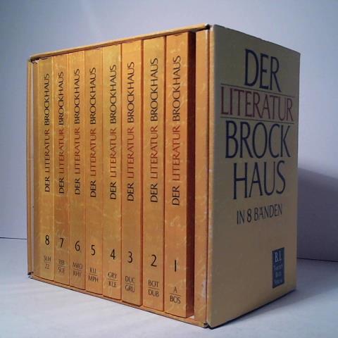Habicht, Werner/ Lange, Dieter/ Brockhaus-Redaktion (Hrsg.) - Der Literatur Brockhaus. Erster bis Achter Band